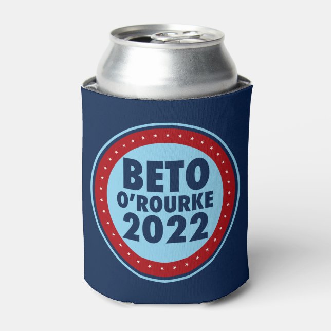 Porta-lata Beto O'Rourke 2022 Eleição Patriótica Política (Can Front)
