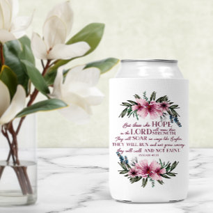 Porta-lata Bíblia Verse Isaiah 40 Cor-de-rosa