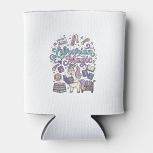 Porta-lata Bibliotecário Unicórnio de Roupas Prontas para Imp