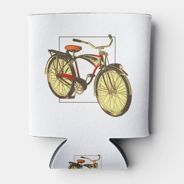 Porta-lata bicicleta antiga dos anos 40 (Frente)