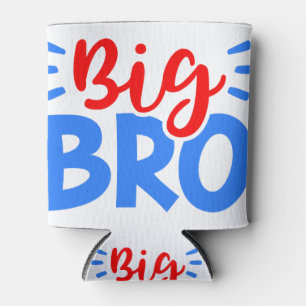 Porta-lata BIG BRO em Vermelho e Azul