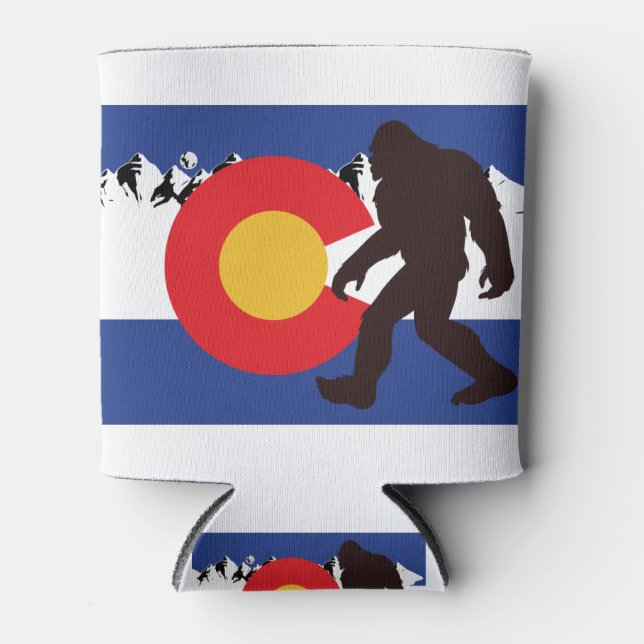 Porta-lata Bigfoot-Colorado-Flag (Frente)