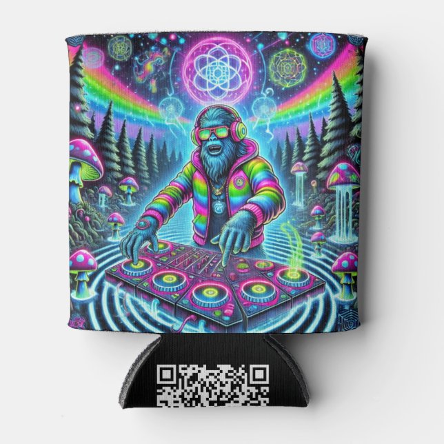 Porta-lata 🚀 Bigfoot Levantou Os Seus Koozies! 🌌 (Frente)