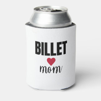 Porta-lata Billet Mãe Texto Simples com Coração