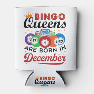 Porta-lata Bingo Birthday Bingo Queens são Nasceres em dezem