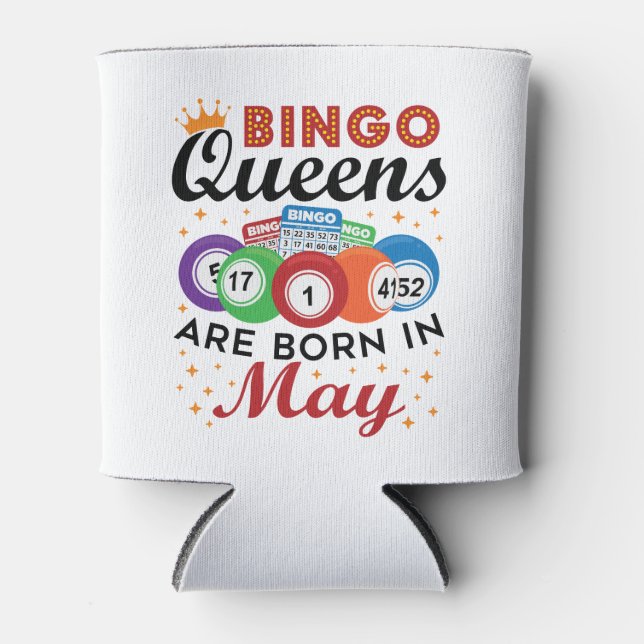 Porta-lata Bingo Queens São Nasceres Em Maio (Frente)