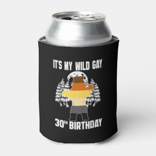 Porta-lata Birthgay Boy de 30 anos - LGBTQ Birthday Rainbow