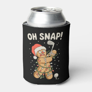 Porta-lata Biscoito de Natal de Gengibre Oh Snap Golfista de 
