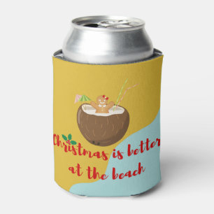 Porta-lata Biscoito de Natal de Praia