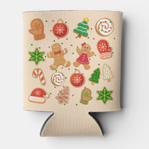 Porta-lata Biscoitos de Natal