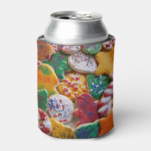 Porta-lata Biscoitos de Natal I Confeitaria Colorida de Féria