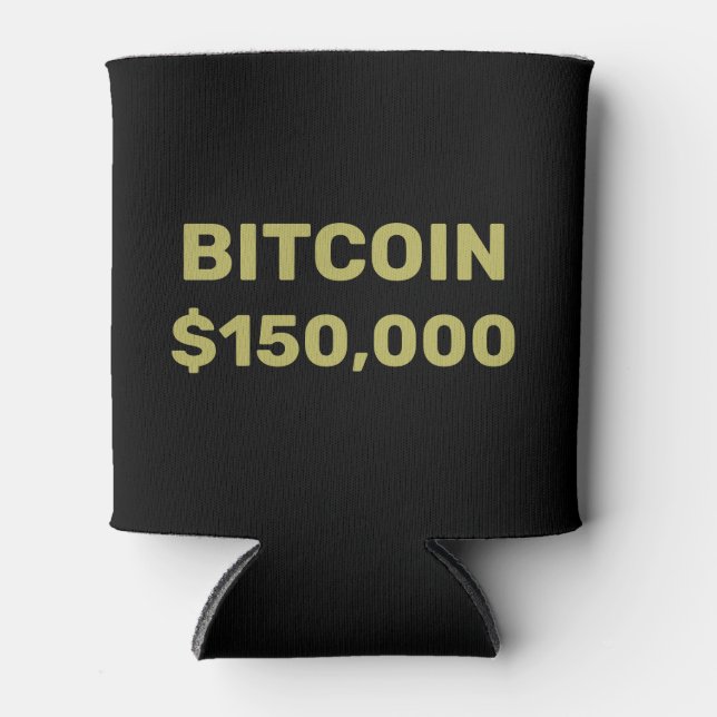 Porta-lata Bitcoin 150000 Celebration (Frente)