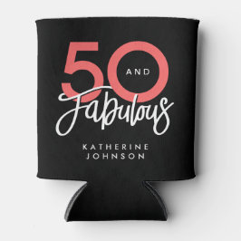 Porta-lata Black 50 e Fabuloso 50º aniversário moderno