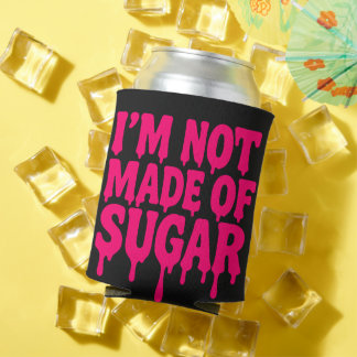 Porta-lata Black Can Cooler with Neon Drip Cote (Refrigeração