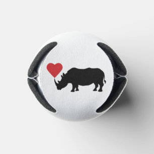 Porta-lata Black-Rhino-with-Heart