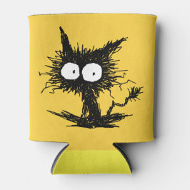 Porta-lata Black Unkempt Kitten Gabi