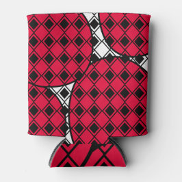 Porta-lata Blob Harlequin rosa