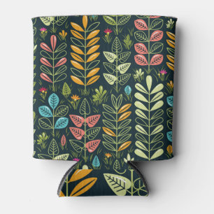 Porta-lata Blooms Eternos: Elegância Floral Desenhada À Mão