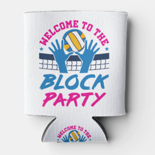 Porta-lata Bloqueador do Meio de Voleibol Bem-vindo ao Bloco
