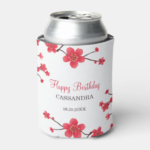 Porta-lata Blossom Sakura Floral Aniversário do Blossom Sakur