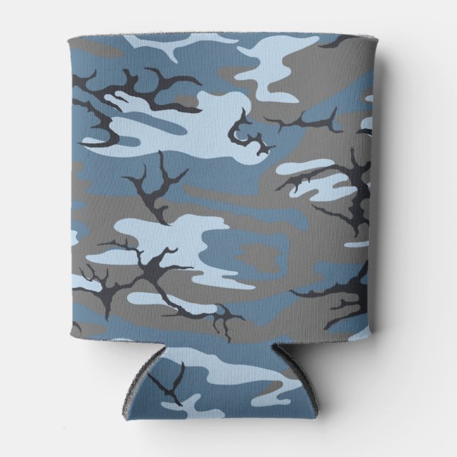 Porta-lata Blue Camo (Frente)