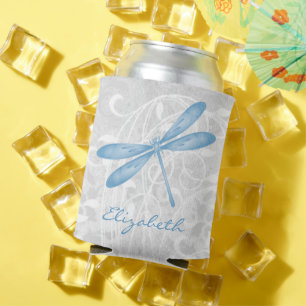 Porta-lata Blue Dragonfly Personalizada Can Cooler