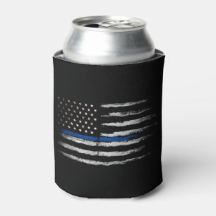Porta-lata Blue Line fino americano embandeira
