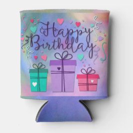 Porta-lata Boas-Presentes Feliz Aniversário