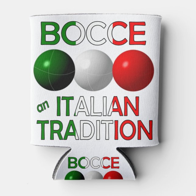 Porta-lata Bocce an Italian Tradition (Frente)