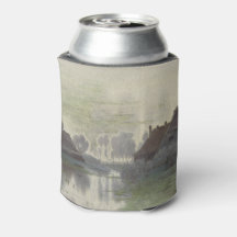 Boer Homes na Água, na manhã da neblina Cooler