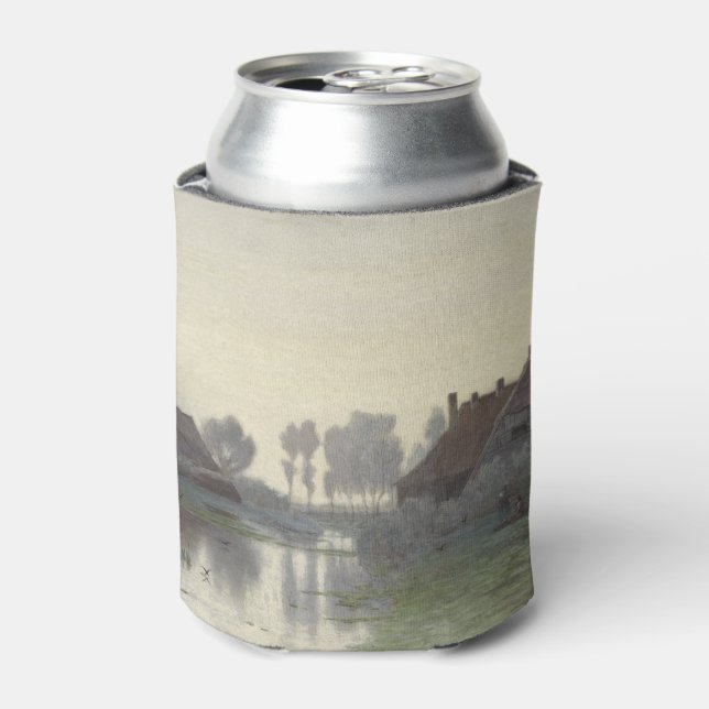 Porta-lata Boer Homes na água na névoa matinal (Can Front)