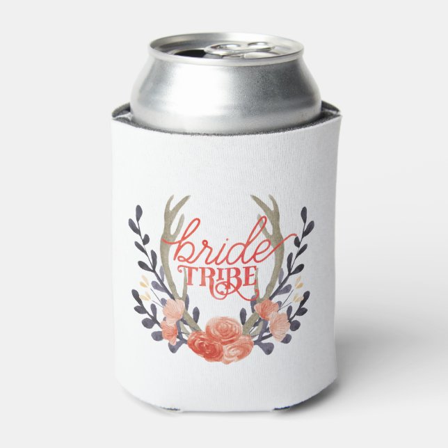 Porta-lata Boho Bride Tribe Beer Cooler (Can Front)