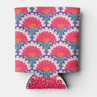 Porta-lata Boho Chic Floral Vintage Impressão.