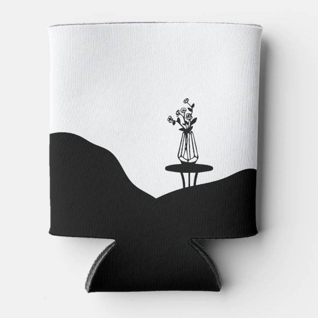 Porta-lata Boho flower pot on table (Frente)