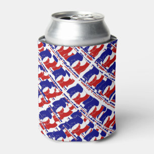 Porta-lata Bola de Futebol e Bandeira Francesa em Mosaico 