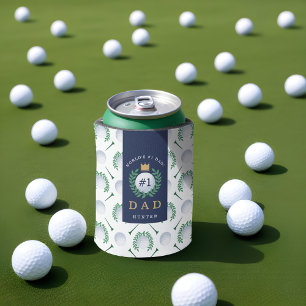 Porta-lata Bola de Golfe Real Prestigiada Pai nº 1 do mundo