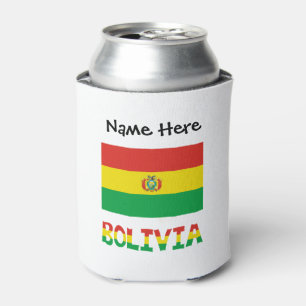 Porta-lata Bolívia Bandeira Bolívia Personalizada