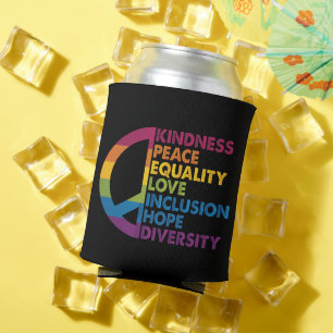 Porta-lata Bondade Paz Igualdade Amor Inclusão Esperança Dive