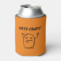 Bonita Necessidade de Doces Halloween Ghost Monoto