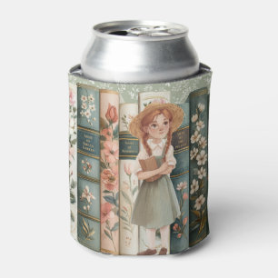 Porta-lata Book Lover   Anne of Green Gables   Livros Florais
