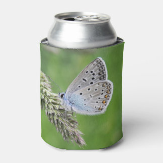 Porta-lata Borboleta Azul Comum na Grama