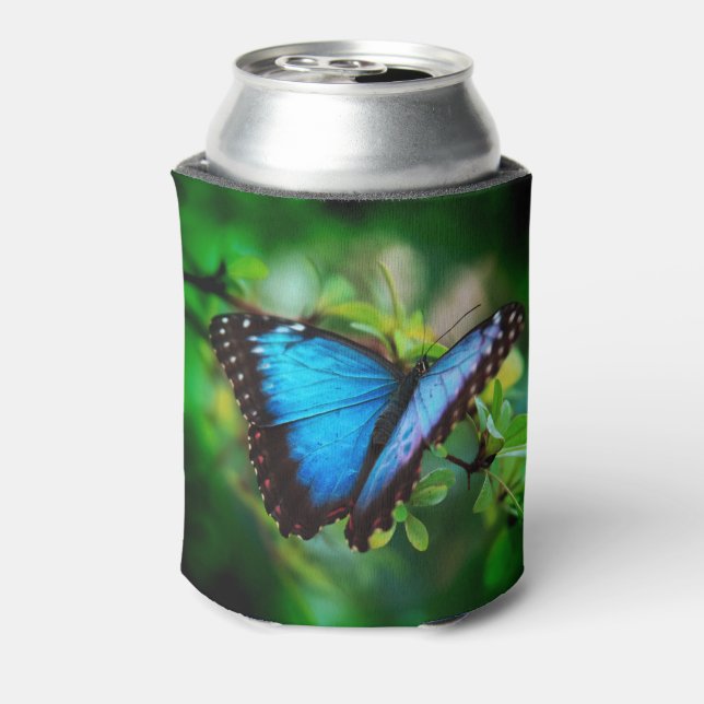 Porta-lata Borboleta Azul Morpho (Can Back)