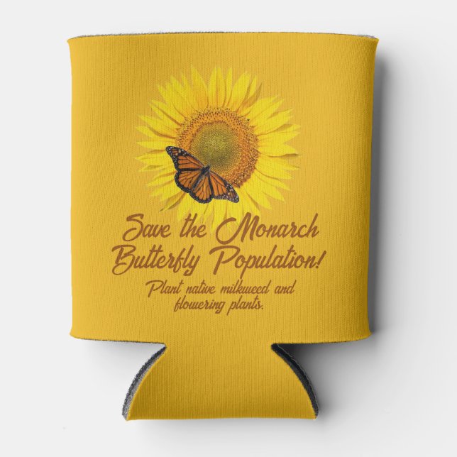 Porta-lata Borboleta Monarca (Frente)