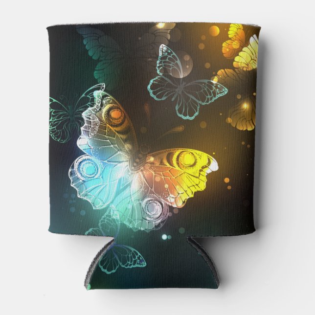 Porta-lata Borboletas luminosas e borboletas noturnas (Frente)