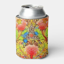 Porta-lata Bordados Botânicos Cor-de-Pêssego Gordo