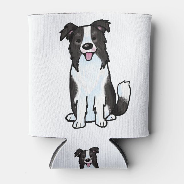 Porta-lata Border Collie (Frente)
