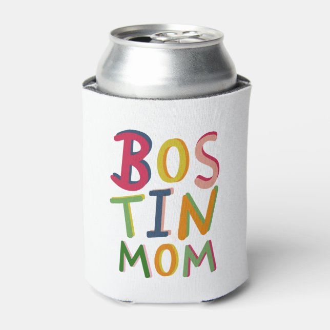Porta-lata Bostin Mãe Negra Personalizada Pode Resfriar (Can Front)