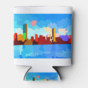 Porta-lata Boston Massachusetts Charles Skyline
