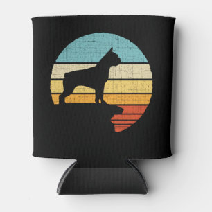 Porta-lata Boston Terrier Retro Vintage 60s 70s Cachorro Pupp