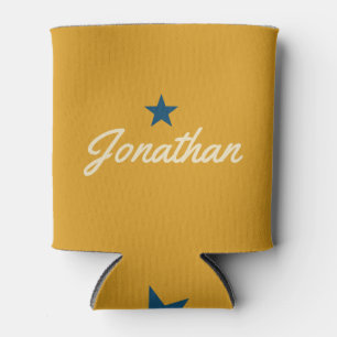Porta-lata Botão de Ouro Queimado Vintage BL Star Assinatura